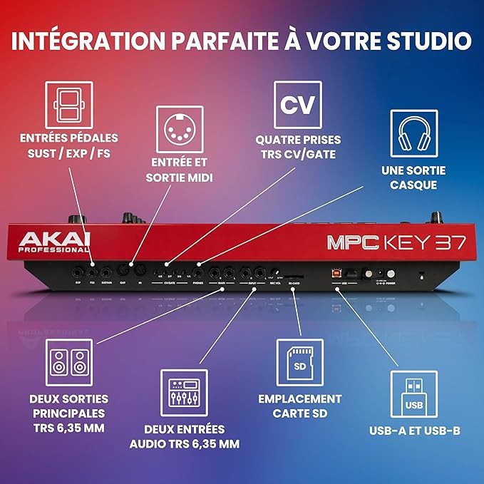 AKAI MPC KEY 37 : Station de Production Autonome