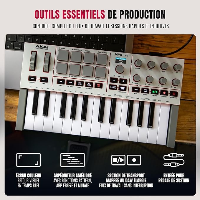 AKAI MPK Mini MK4 : Test Complet du Nouveau Roi des Mini Claviers MIDI
