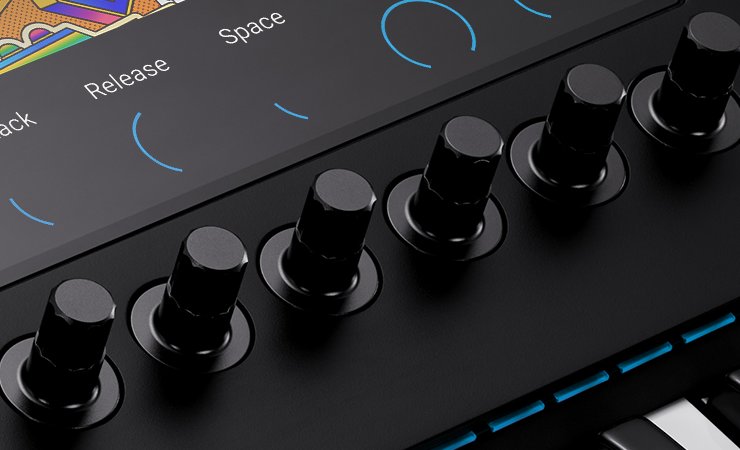 Encodeur en aluminium anodisé Komplete Kontrol S61 MK3