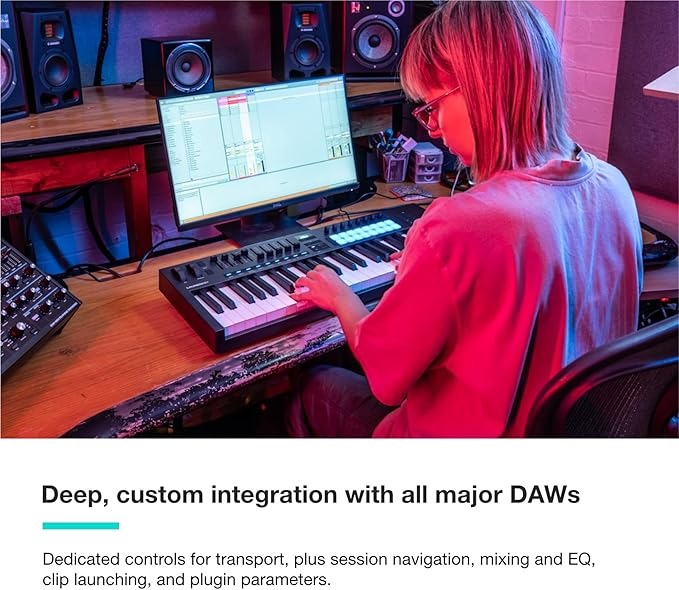 intégration sur tous les DAW | Novation Launchkey 49  — clavier maître MIDI USB de 49 touches semi-lestées